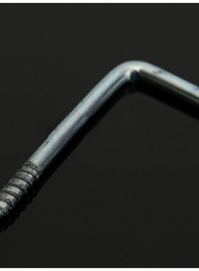 50x Zinc Plated L Shape Right Angle Screw-in Dress Cup Hooks