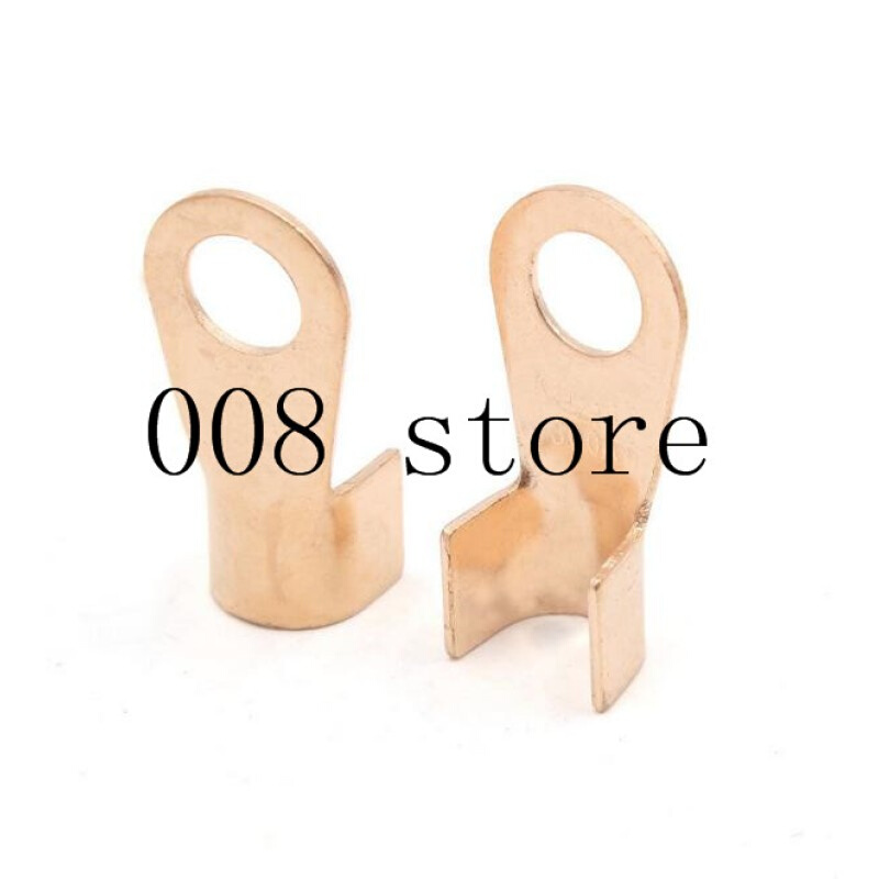 10Pcs 300A Copper Battery Cable Connector Terminal Crimping - 图0