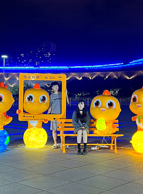 龙年卡通龙雕塑户外装饰摆件
