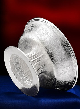 S999纯银护法杯足银尼泊尔