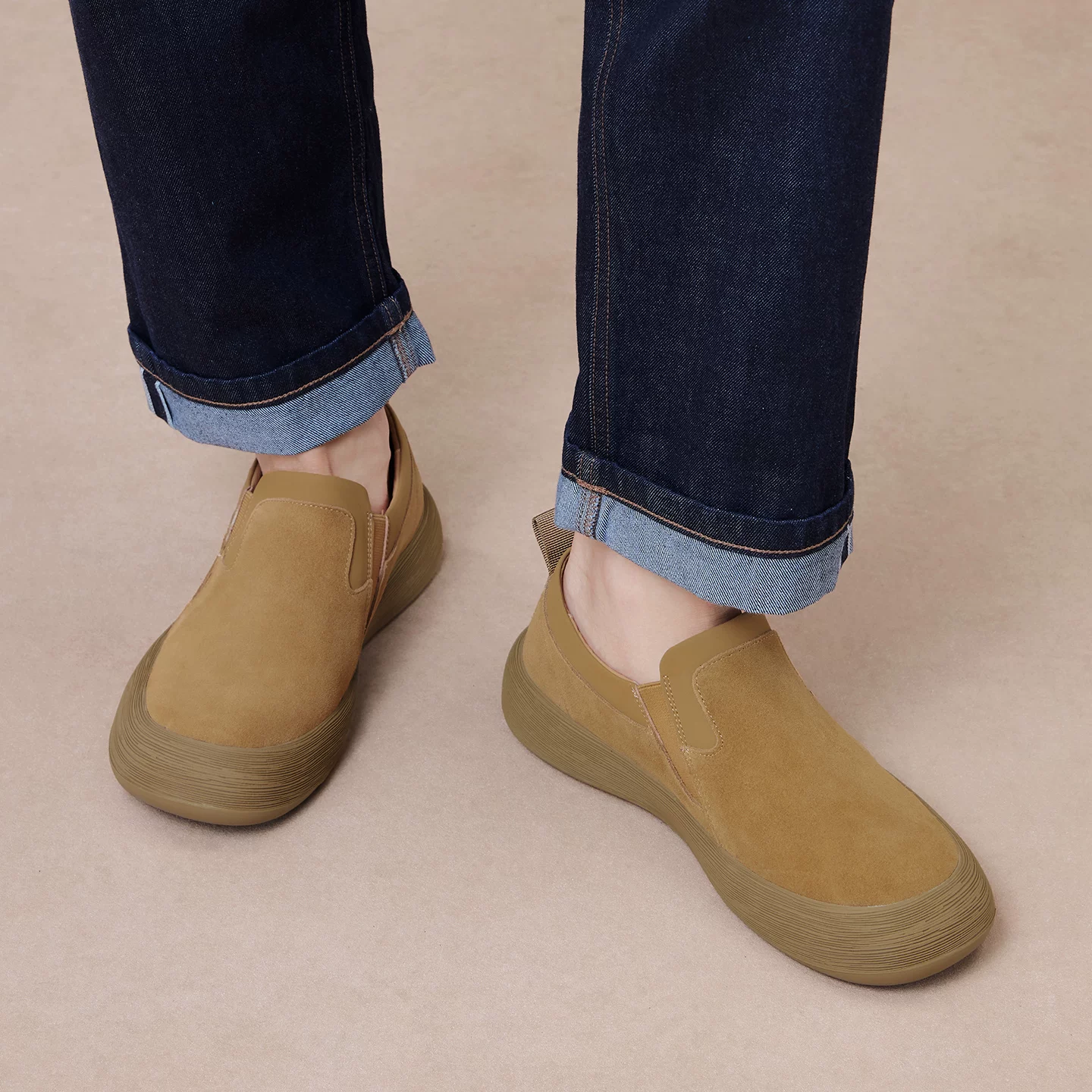 Купить 2025 осень Mall новые натуральная кожа ретро обувь без шнурков Birkenstock мужские повседневные кроссовки FFT06CM5