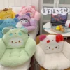 Office sedentary waist cushion integrated seat cushion floor bay window cushion student with backrest chair cushion lazy sofa