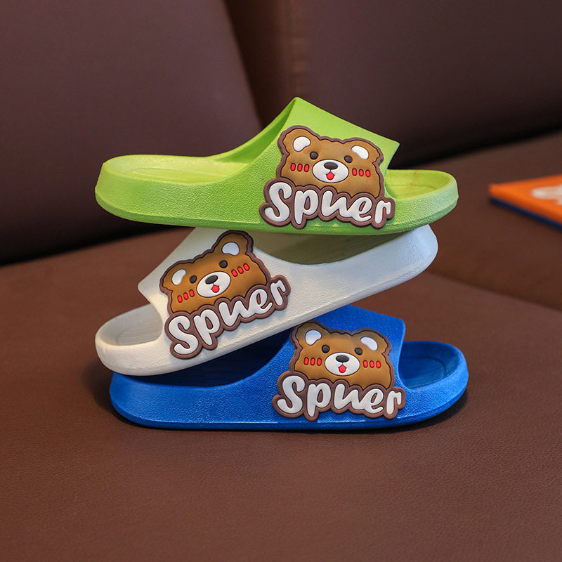 防滑软底儿童鞋亲子拖鞋夏男童女童室内浴室洗澡卡通家居鞋童鞋