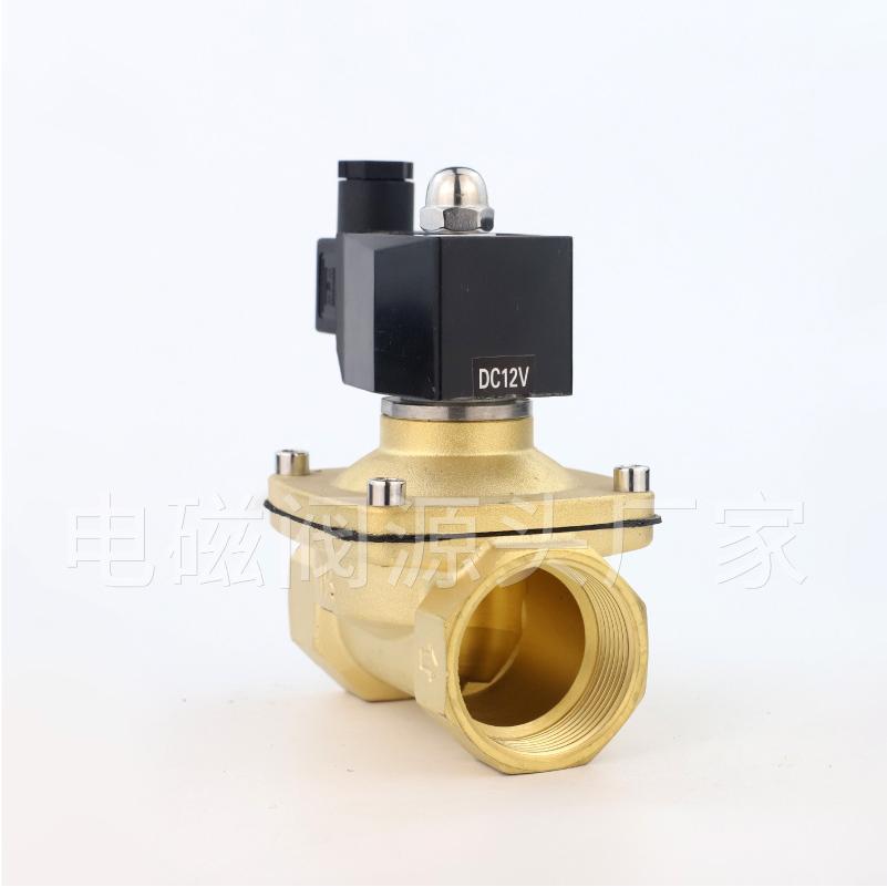 室外防水电磁阀水阀开关阀220VDC24V气阀排水防雾DC12V4分6分1寸 - 图1