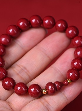 朱砂葫芦手串男女情侣款