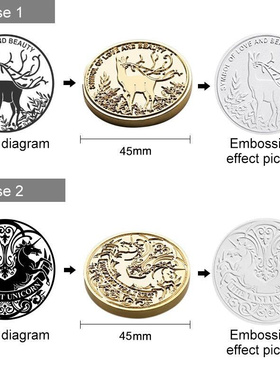 Large Desktop Embosser Steel Stamp Customized Graduation