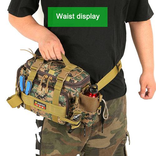 Outdoor Shoulder Bags Waterproof Fishing Bag Nylon Large - 图3