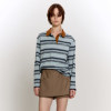 PHISM26 spring and summer new striped long-sleeved T-shirt for women
