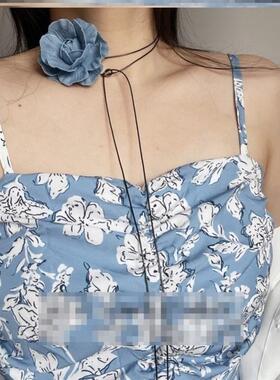 小众复古纯欲黑色玫瑰花