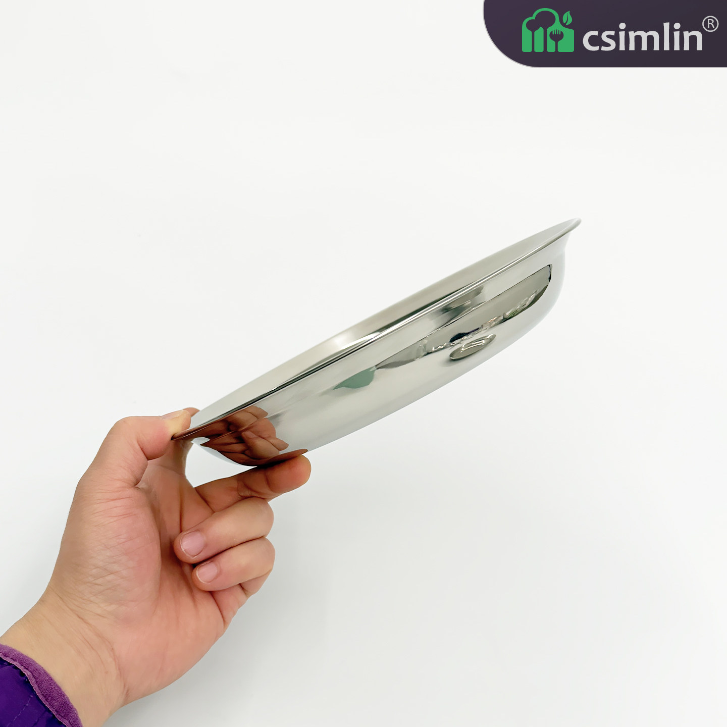 厨森林®304不锈钢盘子碟子家用备菜盘圆盘火锅商用餐盘蒸盘托盘浅,淘宝优惠券,粉丝福利购,淘宝优惠卷