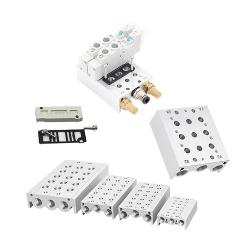 SMC汇流板SS5Y7/5Y3/5Y5-20-01-02-03-04-05-06-08-10-09-12盲板 - 图3