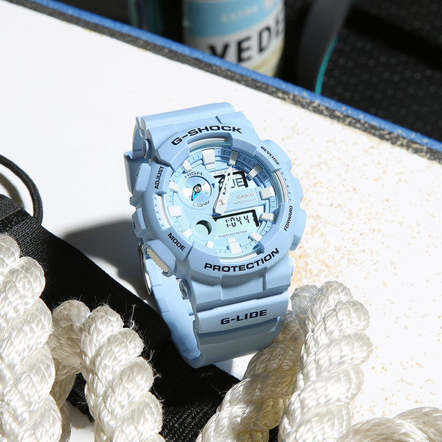 Casio watch Chinese Valentine's Day gift blue unicorn