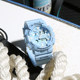 Casio watch Chinese Valentine's Day gift blue unicorn