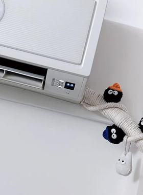 小煤球房屋改造小物件客厅电线遮丑美化神器燃气管道下水道管装饰