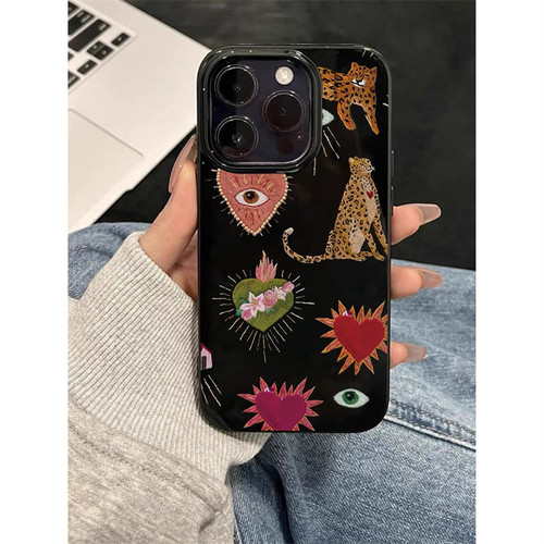 iPhone15promax手机软壳16PM新款苹果14pro艺术感设计师13简约ins小众高级感12适用11全包17promax果冻壳xsxr - 图3