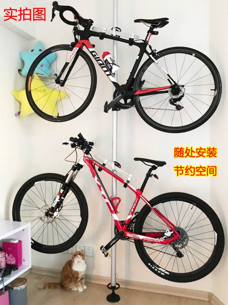 自行车墙壁挂架展示挂钩室内停车架bicycle rack自行车架子室内