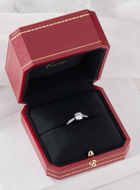 情侣对戒锆石日韩微镶闪亮戒指