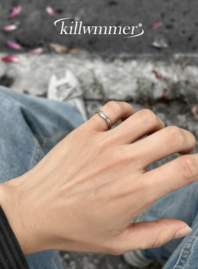 莫比乌斯环925戒指男女款