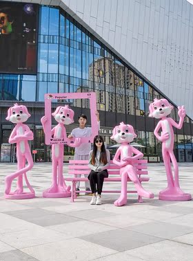 卡通狗雕塑美陈装饰摆件厂家直销