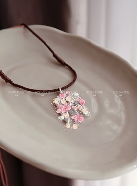 欧阳娜娜同款虎眼石项链nabi同款抽绳毛衣链镀银