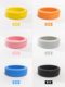 Luggage wheels rubber cover silent traveler rollers