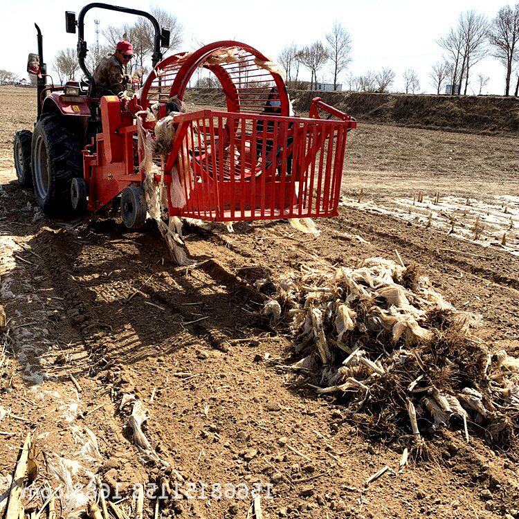 Residual film rake Spring-tine lawn rake Hydraulic type mulch rake Residual film film pick-up machine