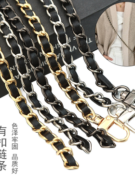 ins风金属单肩包包单肩跨带