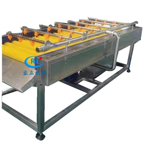 马蹄平行毛刷清洗机 辊刷式百香果柠檬橙子清洗去杂机 苹果打蜡机 - 图3