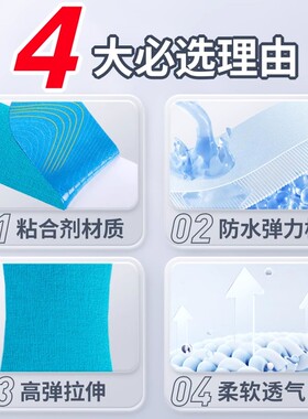 OKTAPE专业运动预分切肌贴3件8折