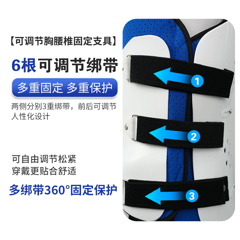 胸腰椎固定支具医用腰椎压缩性支撑 阿里健康大药房护具（器械）