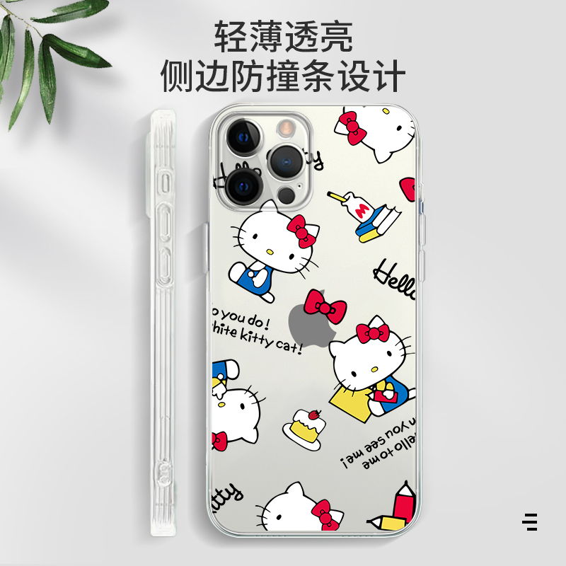 泰国hellokitty手机壳苹果14华为mate40凯蒂kt猫iPhone13promax周边hello哈喽kitty小米OPPO12可爱vivo适用11 - 图0