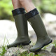 Japan foldable wild bird association rain boots women's rain forest hiking rain boots non-slip waterproof shoes outdoor hiking