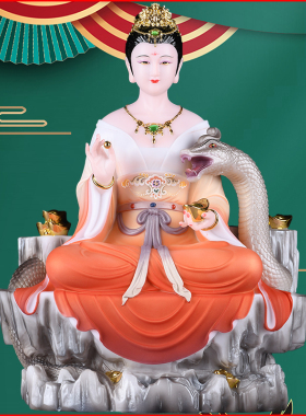 常娘娘常姑娘常天龙神像装饰摆件