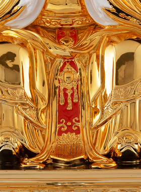 铜南极长生大帝四御神像装饰摆件