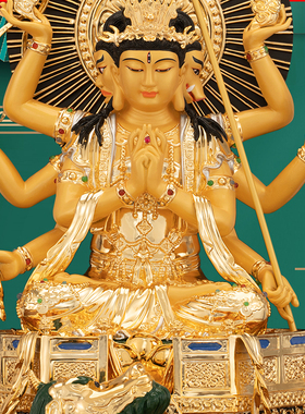 三头八臂众星之母斗元君斗摆件