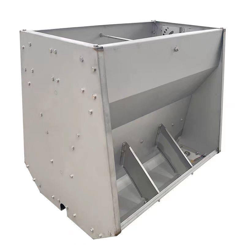 爆款加厚不锈钢单双面料槽自动下料养殖神器猪食槽养殖专用猪食槽,淘宝优惠券,粉丝福利购,淘宝优惠卷