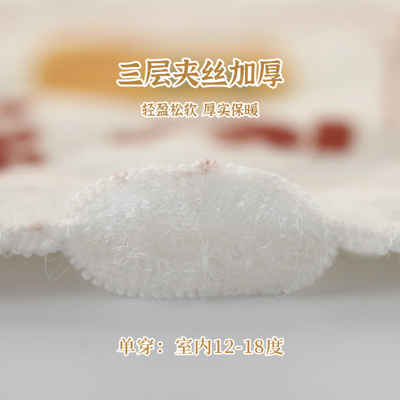 婴儿连体衣春秋季绑带和尚服新生儿夹丝哈衣爬服中国风宝宝衣服