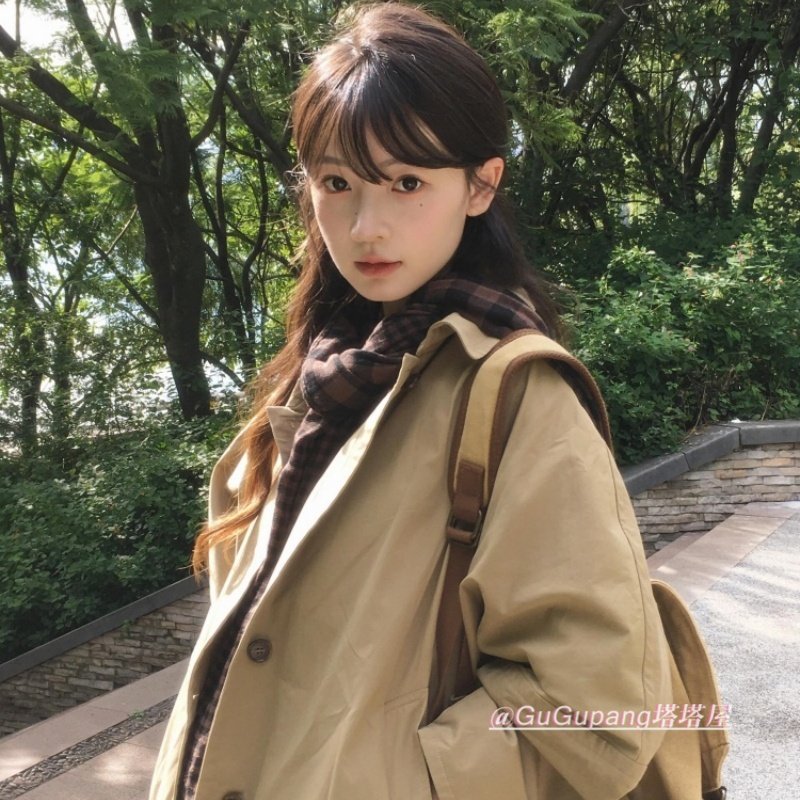 韩系复古双面格子长款围巾秋冬气质文艺氛围感保暖围脖护颈披肩女,淘宝优惠券,粉丝福利购,淘宝优惠卷