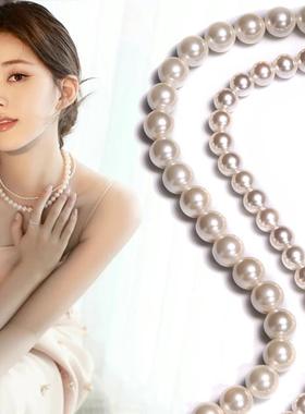 官方海秀儿珍珠项链女轻奢高级感通勤简约颈链生日礼物送妈妈女友