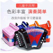 Childrens accordion Musical Instruments Toys Girls Small Early Education Music Enlightenment Baby Presents Beginology Mini Hand Harmonica