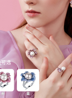 珍珠戒指MONICONIC小众设计