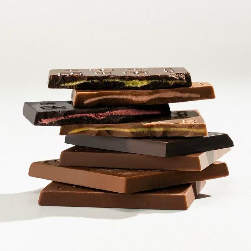 Patchi巧克力片装礼盒牛奶黑巧柚子黑莓薄荷亚克力盒喜糖迪拜芭驰 - 图2