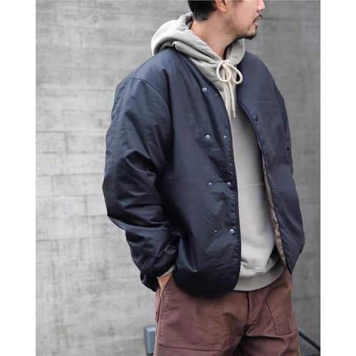 【SOLAR BEAMS】娜娜米卡光电子日系潮牌双面内胆棉服夹克外套 - 图2