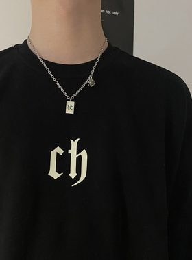 项链男潮小众设计高级感