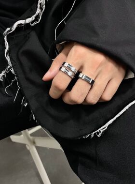 男女通用时尚简约自信戒指不掉色