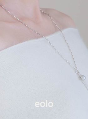EOLO叙风项链女纯银项链