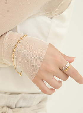 EOLO铃兰花戒指女纯银