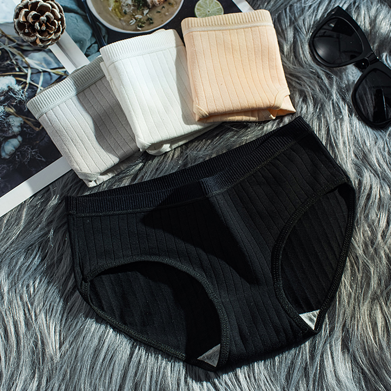 纯棉少女生日系学生抗菌舒适三角裤 闪妖女三角裤