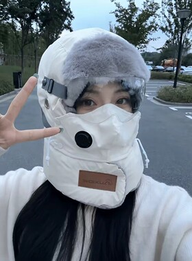 冬季加绒加厚骑行雷锋帽
