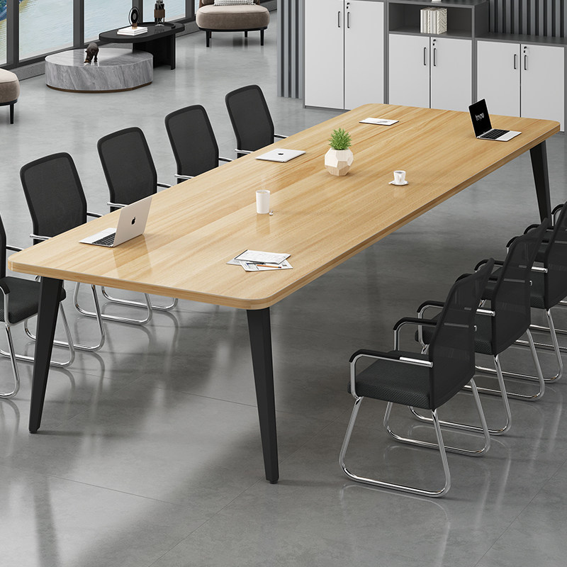 会议桌长桌简易小型会议室培训桌洽谈桌办公桌工作台接待桌椅组合